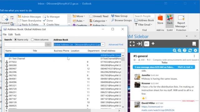 Fixing Address Book in Outlook 365 смотреть онлайн