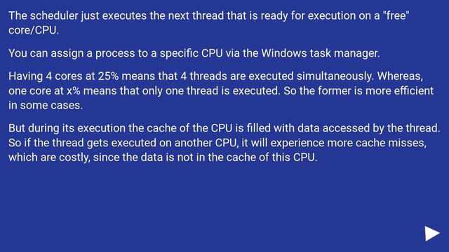 Why is a single thread spread across CPU's? смотреть онлайн