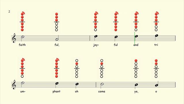How to play O Come All Ye Faithful on Alto Saxophone | Sheet Music with Tab смотреть онлайн