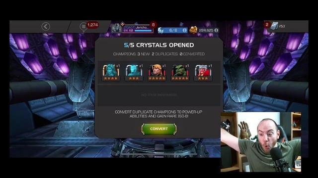 Opening 10 Heroes and Gods Crystals - CEO Luck - Marvel Contest of Champions смотреть онлайн