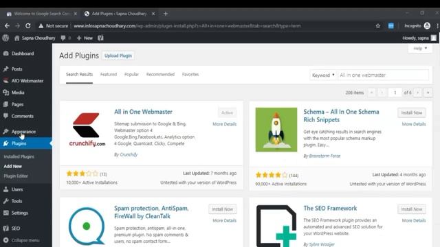 How to Install Google Webmaster in Wordpress смотреть онлайн