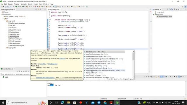 String in Java смотреть онлайн