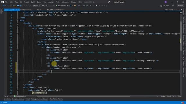 Introducción a SQL Lite y .NET Core con Entity Framework | Crea una aplicación MVC en 5 minutos смотреть онлайн
