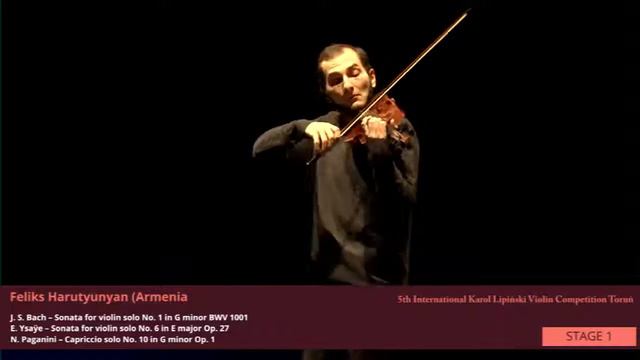 E. Ysaÿe - Sonata no. 6 for Violin Solo ~ Feliks Harutyunyan смотреть онлайн