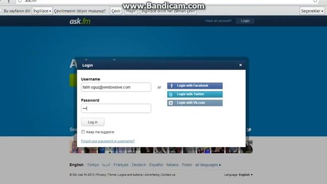 Ask.FM / Anonim Bulma смотреть онлайн