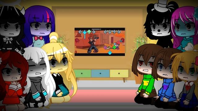 FNF Girls & Undertale AU React | Postal F Apocalypse | FNF Mod смотреть онлайн
