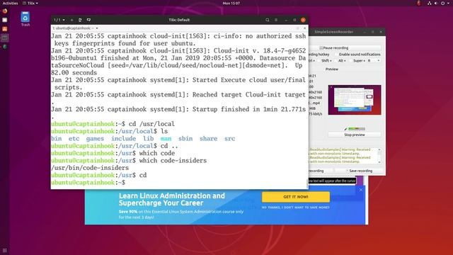 Demo of lxdev development environment tool (crazy high pitched audio?) смотреть онлайн