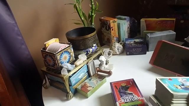 Organizing All My Favorite Decks!?UPDATED TAROT & ORACLE COLLECTION? *messy* смотреть онлайн