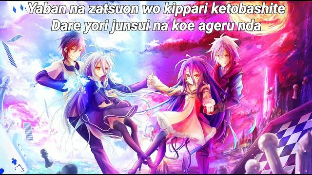 Opening No Game No Life - This Game by Konomi Suzuki (Lyrics) смотреть онлайн