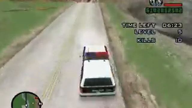 28 kills in GTA San Andreas "Police mode" смотреть онлайн