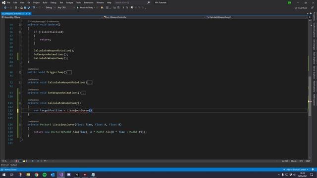 [Unity FPS Tutorial 17] Adding Breathing Idle Weapon Sway смотреть онлайн