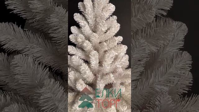 Искусственная белая елка ЕлкиТорг - Жемчужная белоснежная смотреть онлайн