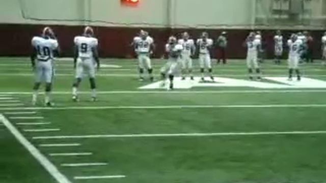 Alabama Football Practices Inside Again Nov. 3, 2010