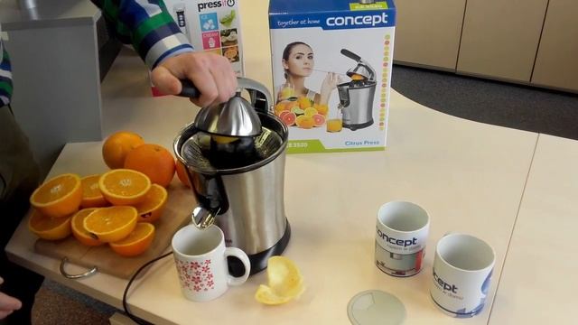 Wyciskarka do cytrusów CE3520 Concept- szybka szklanka witamin ! смотреть онлайн
