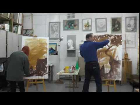Экспрессивная живопись. Александр Жиляев смотреть онлайн