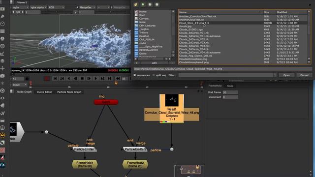 Nuke Quick Tip 006 Working With Particle Emitters In Nuke To Create A Clouds Rig And Example Of For