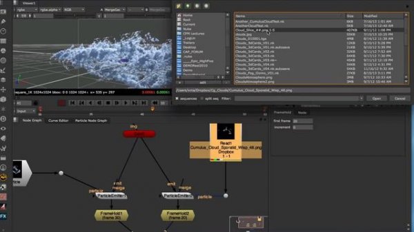 Nuke Quick Tip 006 Working with Particle Emitters in nuke to create a clouds rig and example of for