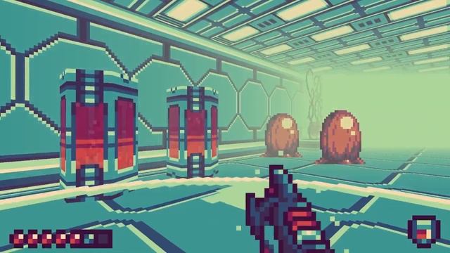 Retro Sci-fi FPS Game - Azjenco tries out Exophobia смотреть онлайн