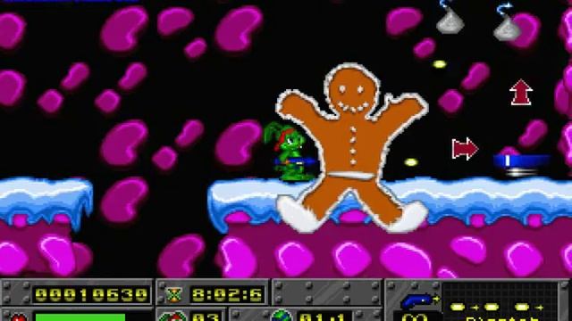 Jazz Jackrabbit (PC) Holiday Hare '95 - Playthrough Sample (Read Description) смотреть онлайн