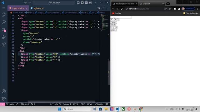 Building a Calculator with HTML, CSS, and JavaScript | Learn Web Development смотреть онлайн