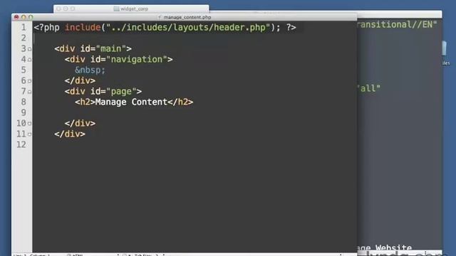098 Повторное использование настроек страницы (Lynda.com) Изучаем php смотреть онлайн