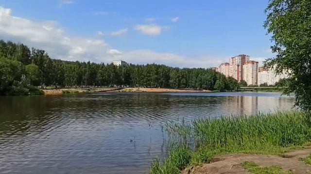 Прогулка по парку "Заречная" г. Балашиха смотреть онлайн