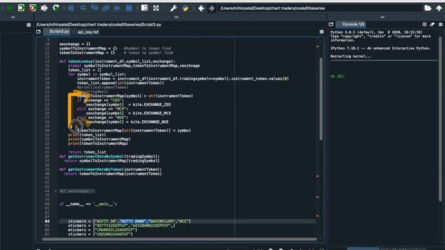 Kite Connect API #3 : Symbol Token Mapping смотреть онлайн