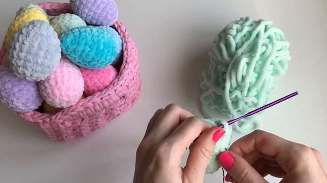 10 eggs per hour / Crochet EGG / How to crochet EASTER EGG / EGG video tutorail / Amigurumi Egg смотреть онлайн