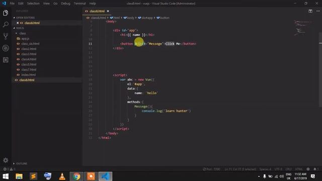 08 vuejs bangla tutorial | vuejs framework bangla tutorial | Vuejs Modifiers смотреть онлайн