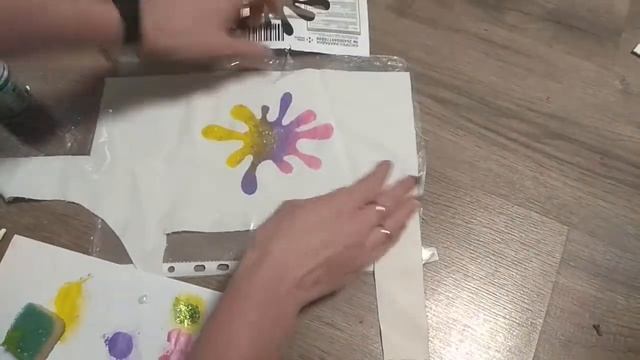 Как сделать трафарет? Трафарет своими руками. Трафарет для ткани. Рисуем по ткани. смотреть онлайн