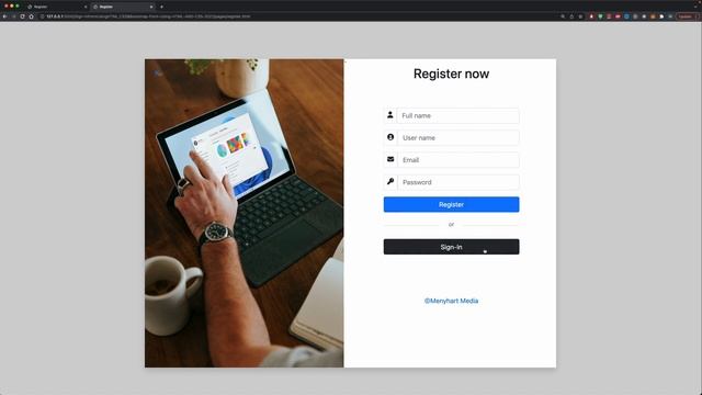 Registration Form using HTML CSS Bootstrap and JavaScript | Multi Step Form смотреть онлайн