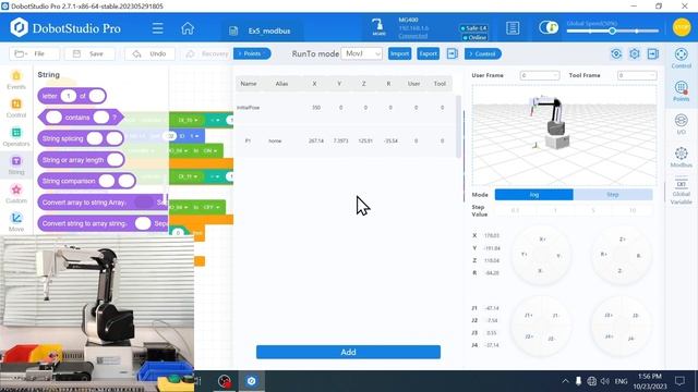 Robot Arm Programming (Dobot MG400) Ep4 Read & Write Modbus Register Data смотреть онлайн