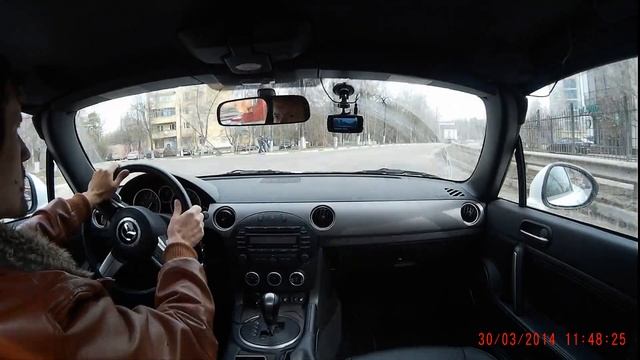 Видео регистратор Supra 760W в машине