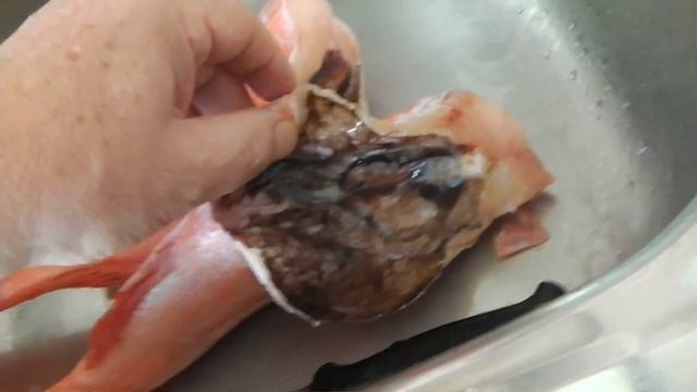 Чистка морского розового окуня. смотреть онлайн