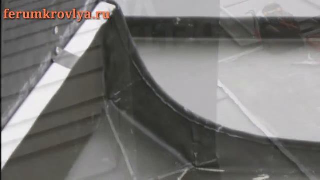 Фальцевая кровля с подшивом карниза.ч.2