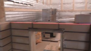 Экран из облицовочного кирпича для банной печи