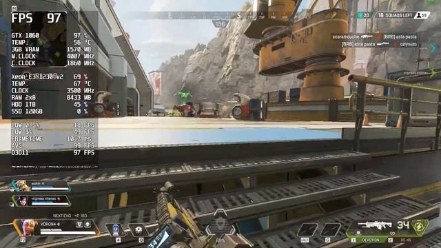 Apex Legends - Season 13 - 1080p - Xeon E3-1230 v2 - GTX 1060 - 16GB RAM смотреть онлайн