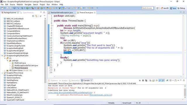 ExceptionPart3Code смотреть онлайн