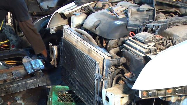 Change Radiator On A 2003 VW JETTA  Part One- How To Change 2003 Jetta Radiator- Easy Steps