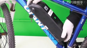 Установка аккумулятора Hailong на раму электровелосипеда