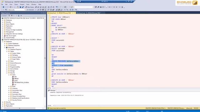 Securing SQL Server -Principle of least privileges смотреть онлайн