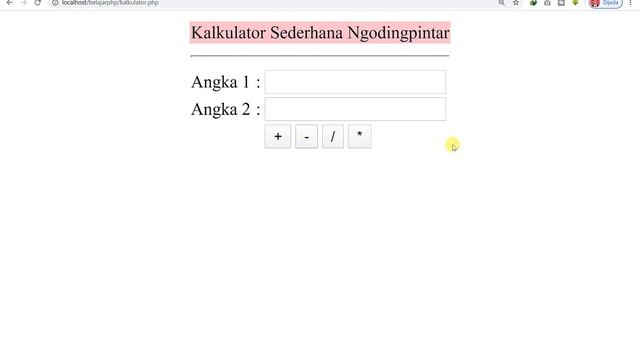 Cara membuat KALKULATOR sederhana dengan PHP | #12 - Belajar PHP Dasar смотреть онлайн