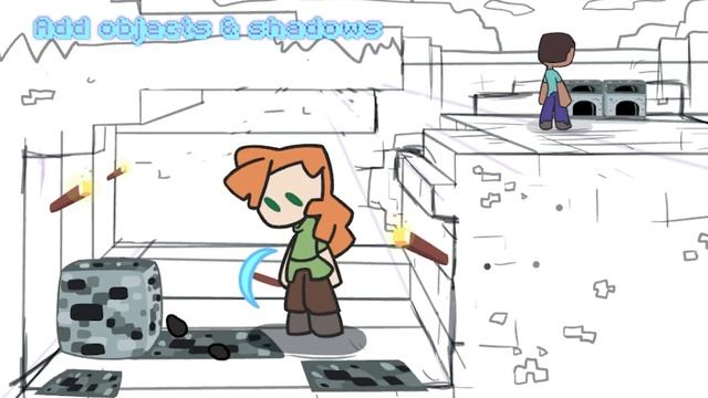 #1 Rule in Minecraft - Animation Creation Process смотреть онлайн