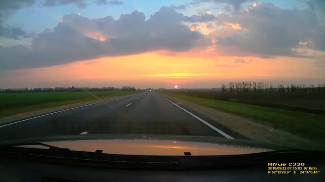 Sunrise Brest - Kobrin region 22/09/2018 смотреть онлайн