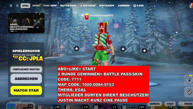 🔴FORTNITE CHAPTER 5 SEASON 1 JETZT LIVE!🔥 Skin Contest / Custom Games🎁 - Live: Fortnite Justin LIVE смотреть онлайн
