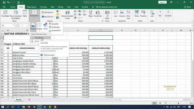 Cara Cepat Menambah Logo,Gambar,Foto,Kop Surat di Excel | Basic Excel 6 add images in excel смотреть онлайн