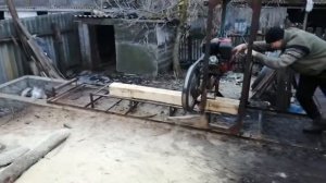 Самодельная пилорама.