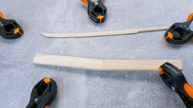 DIY - 🗡️ How to make KATANA from ice cream sticks with your own hands. Ice cream stick weapon. смотреть онлайн