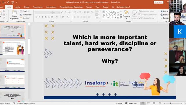 Ingles Corporativo-Videoconferencia #13 Present continuous wh-questions. смотреть онлайн