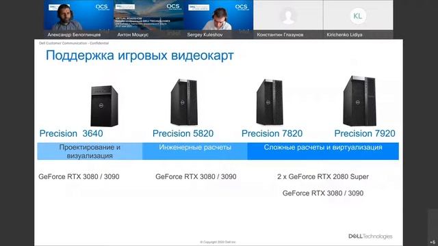 Производительные решения для требовательных пользователей Рабочие станции Александр Белоглинцев смотреть онлайн